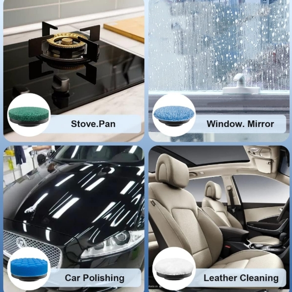 Cordless spinning Multiple purpose cleaning brush - Picture 7 of 8